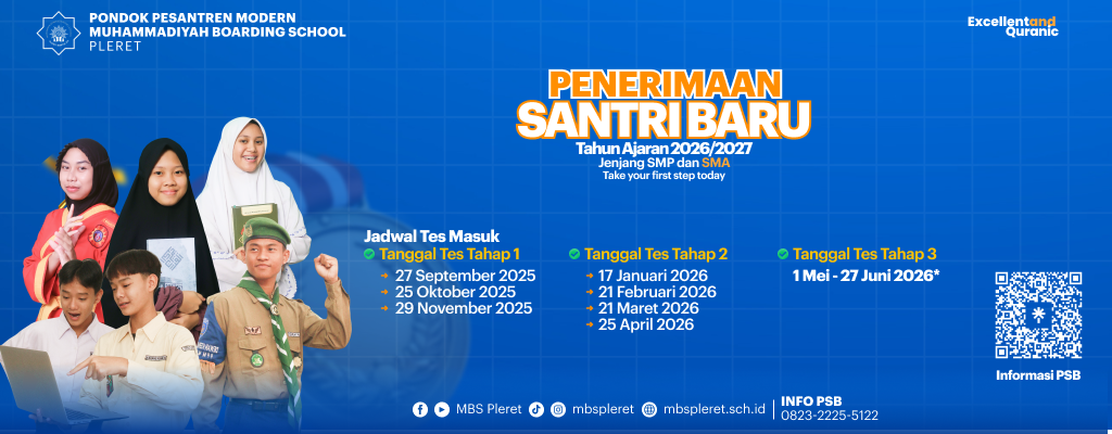 santri baru mbs pleret yogyakarta 2026